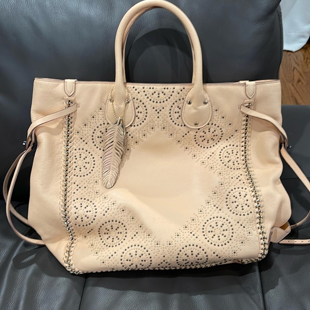Peachy pink Coach bag